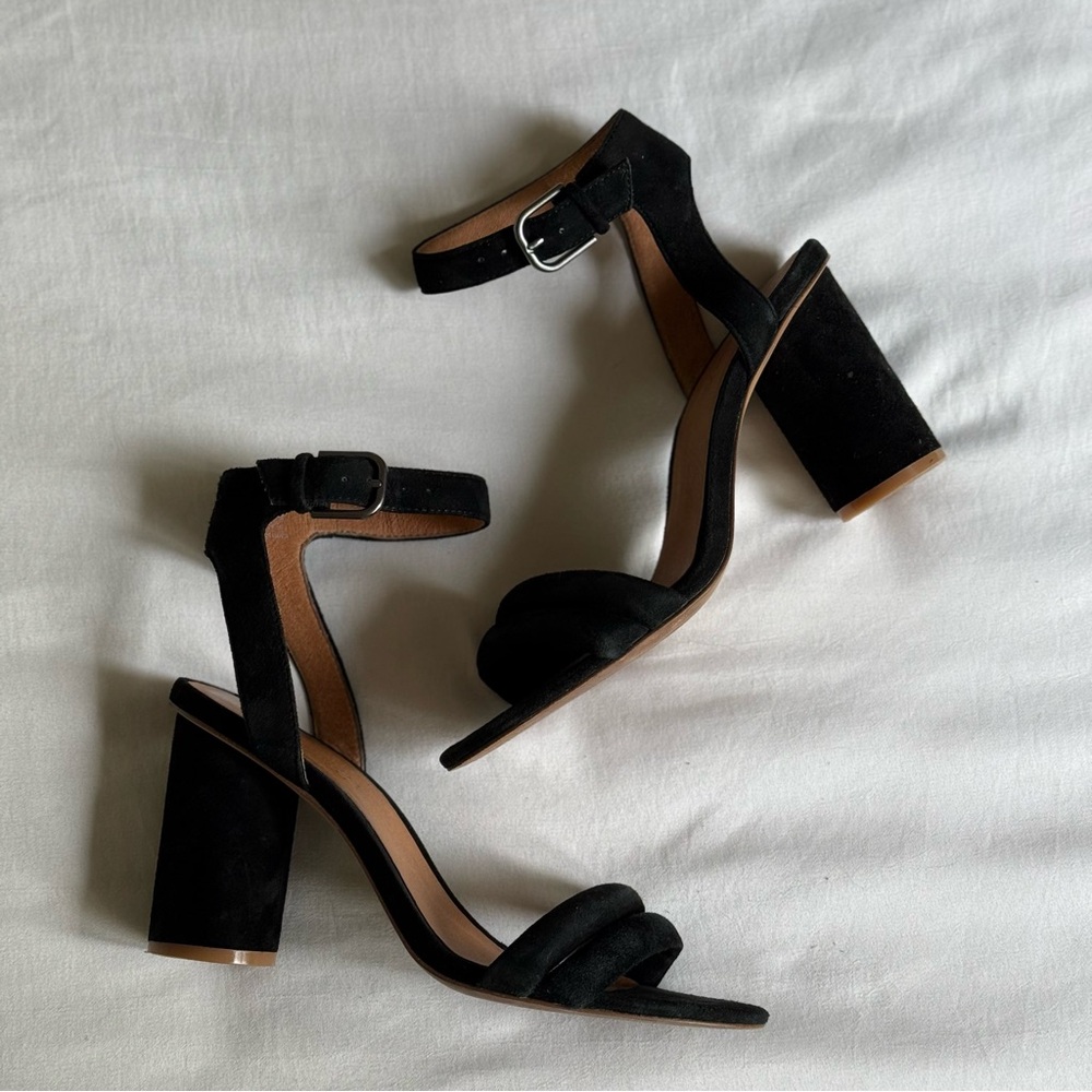 Madewell The Rosalie High-Heel Sandal in True Black